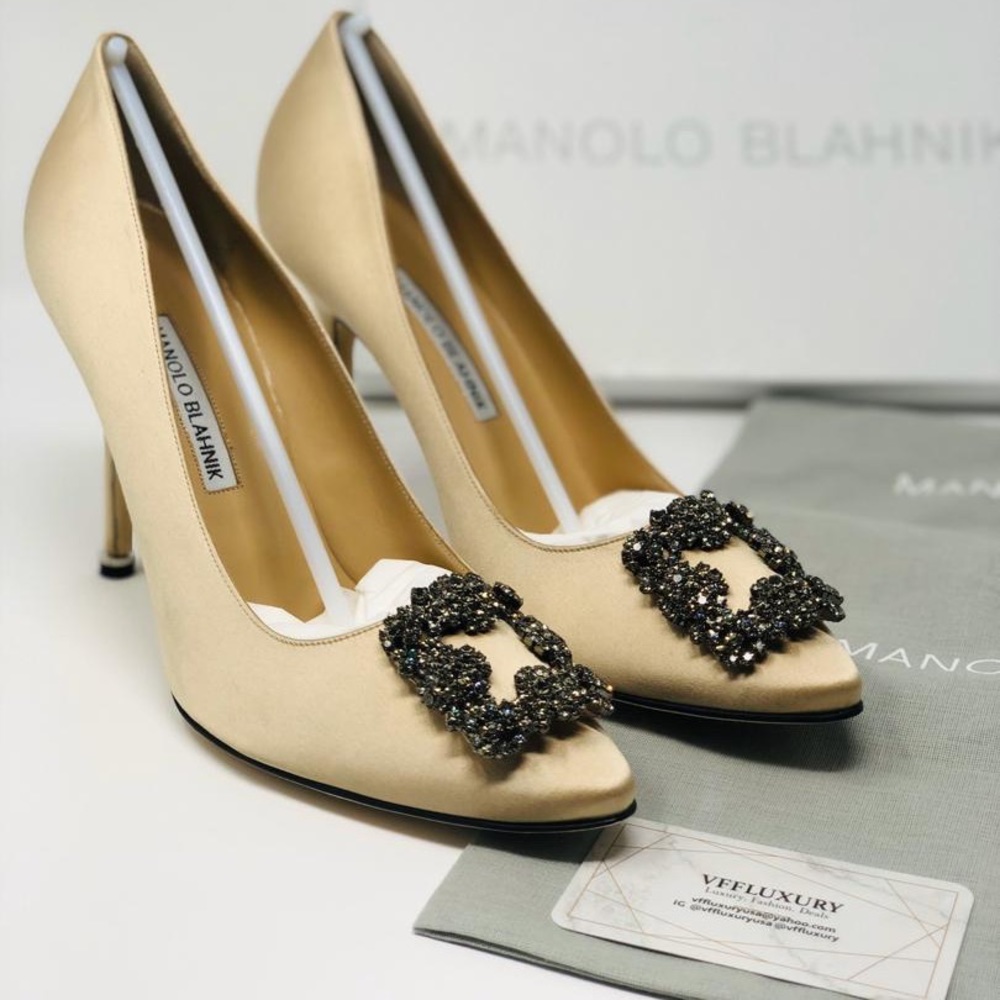 ❗️SOLD❗️manolo Blahnik hangisi 105mm pump - Picture 3 of 8